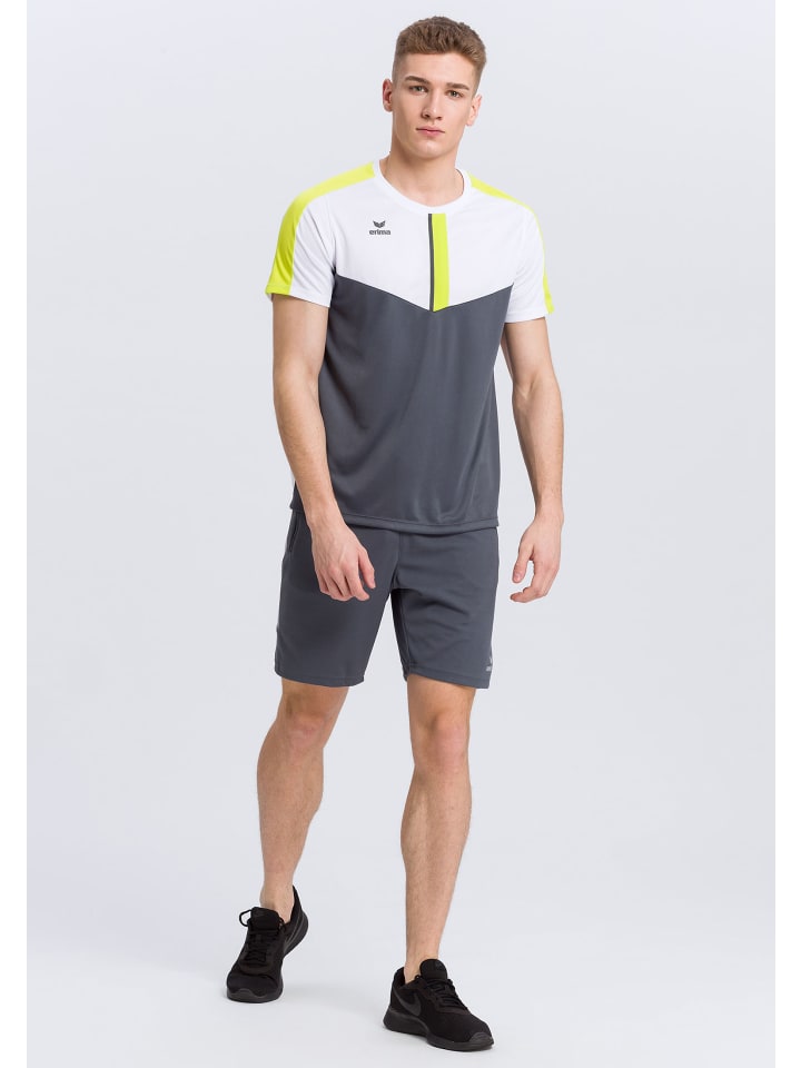 erima Squad Worker Shorts in slate grey/silver grey günstig kaufen 3XL