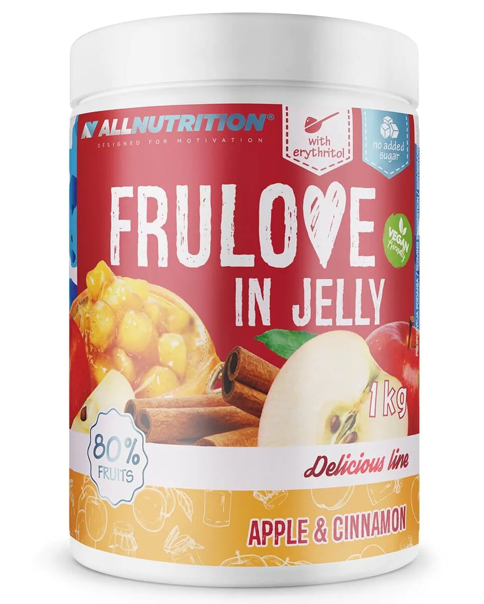 Allnutrition Фрулав у желеу Јабука и цимет - воће у желатину 1 кг