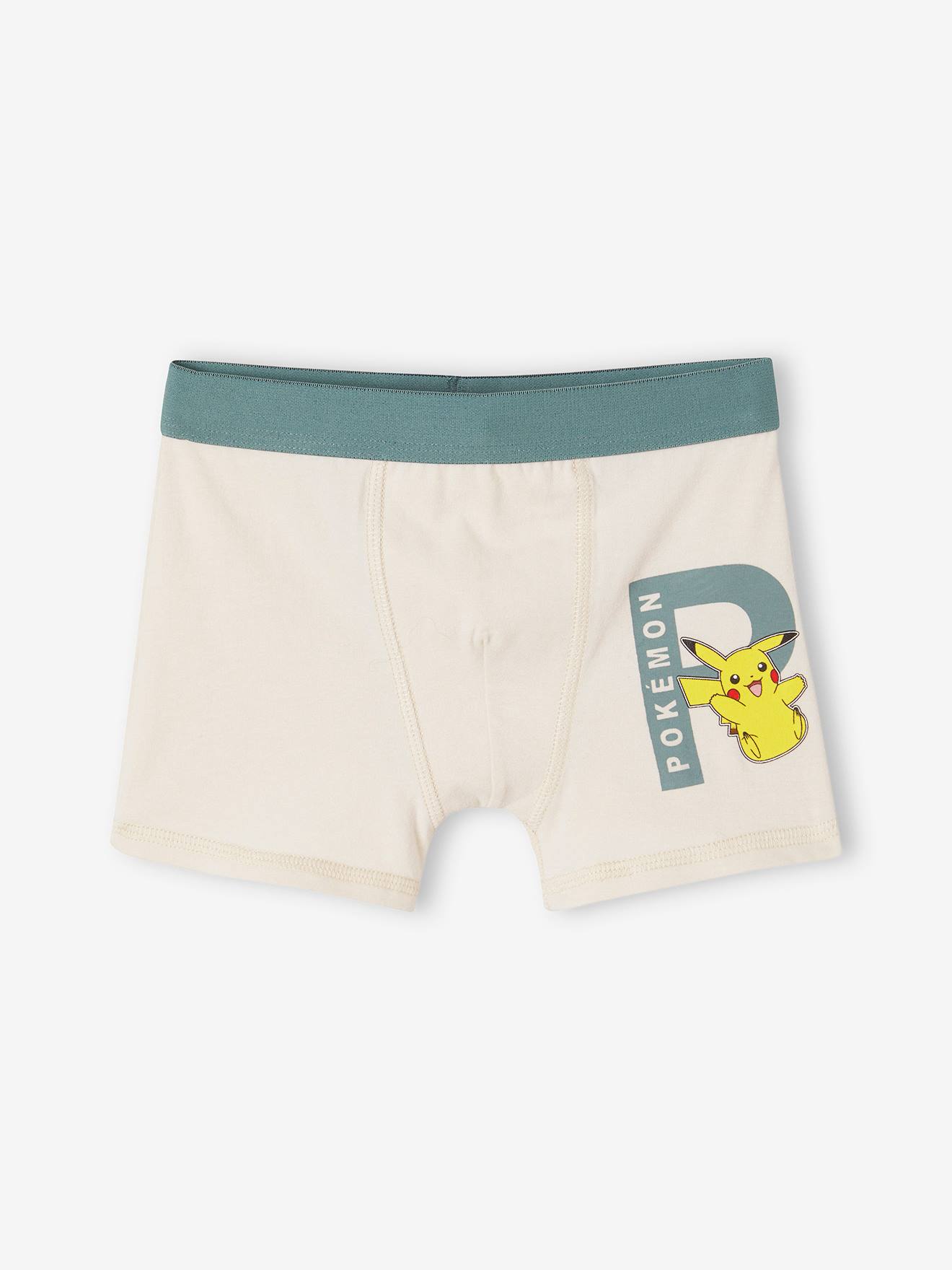 Pokemon 3er-Pack Jungen Boxershorts POKEMON - grün