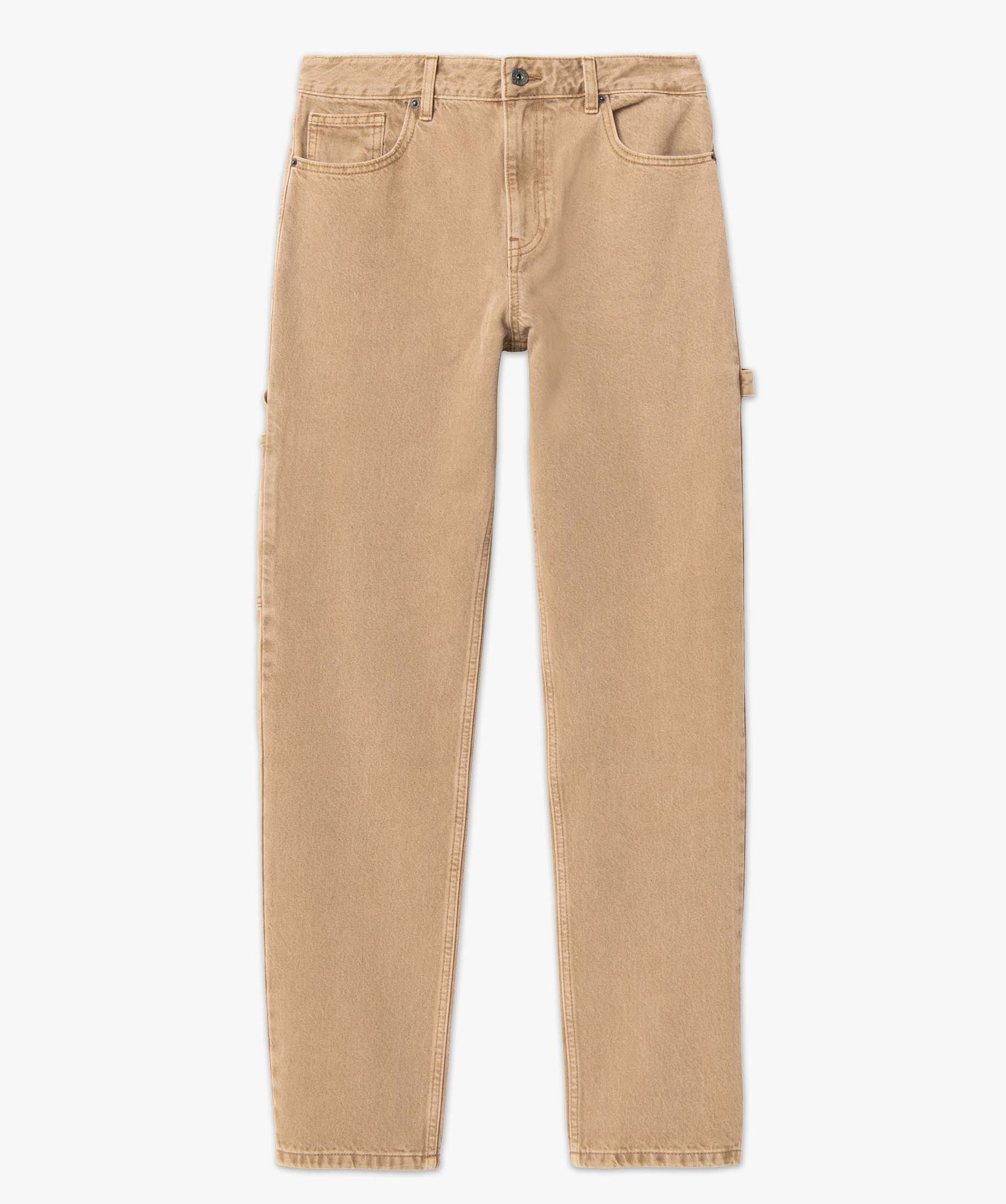 Jean Regular coloré teinture spéciale homme beige fonce | GEMO