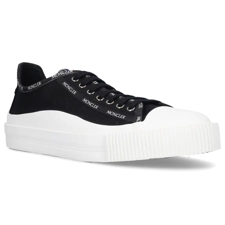 Moncler - Sneaker low GLISSIERE Textil - schwarz