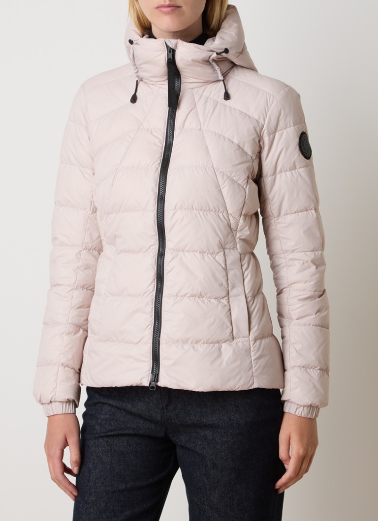 Giacca imbottita Canada Goose Abbott con imbottitura in piuma e tasche cucite.