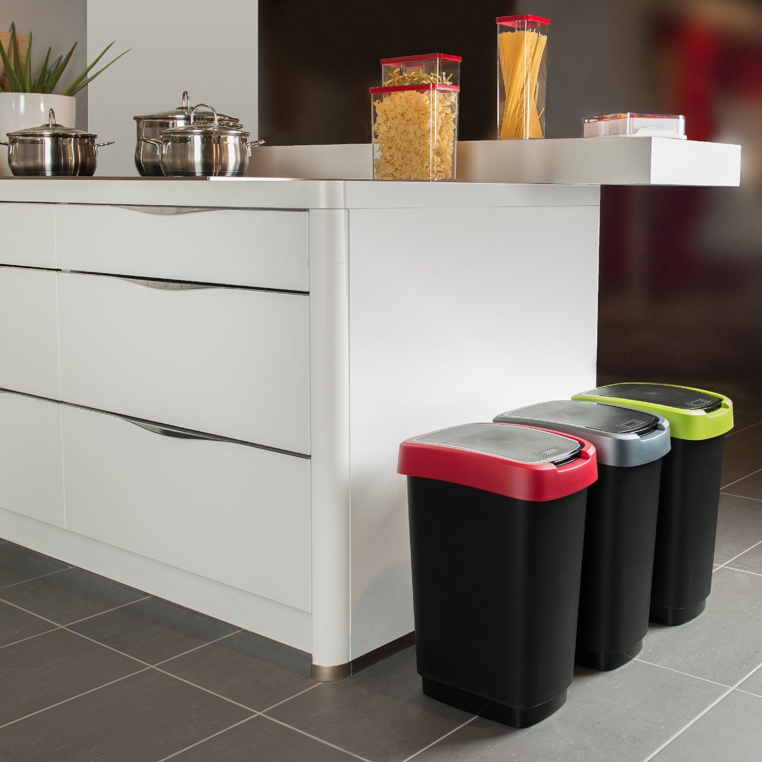 ROTHO Mülleimer Swingeimer 25 l TWIST