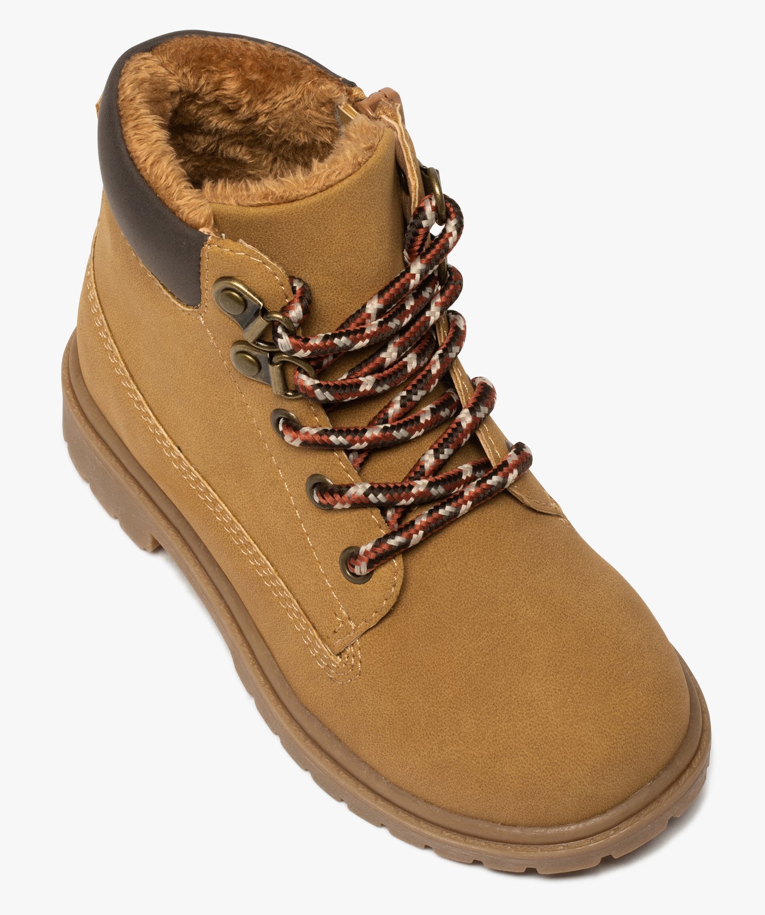 Boots Garçon à col rembourré et semelle crantée | GEMO
