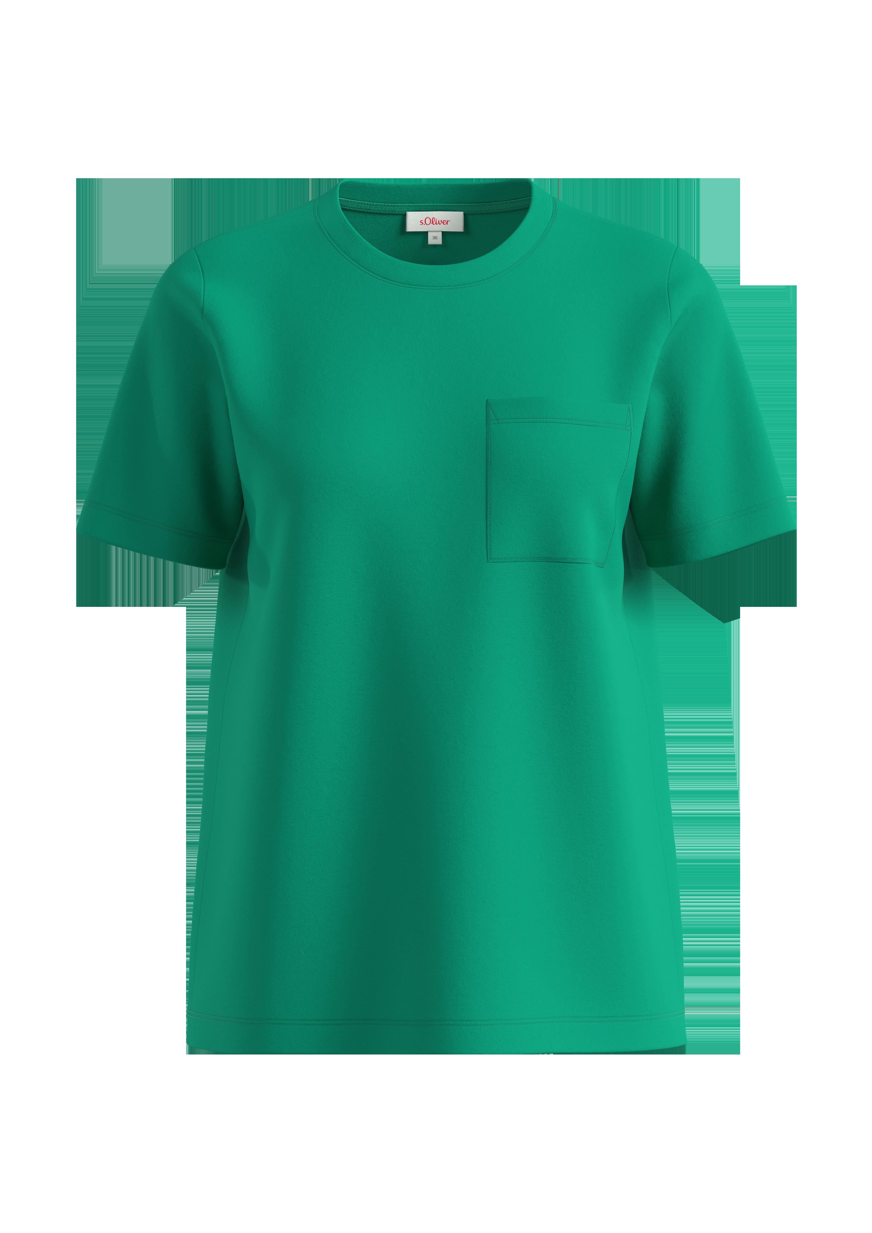T-Shirt mit Brusttasche  2129620-7646