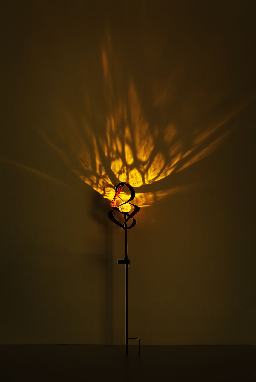 Globo Lighting - SOLARLEUCHTE METALL ROSTFARBEN, 1XLED - Solarleuchte Metall rostfarben, LED