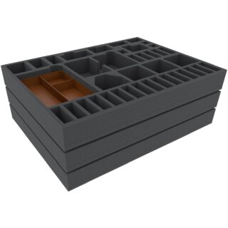 7-teiliges Feldherr Schaumstoff-Set + Tokenhalter für HeroQuest (2021) - HeroQuest (2021) Grundspiel + Die Bastion Kellars Keep + Die Rückkehr des Hexen-Lords