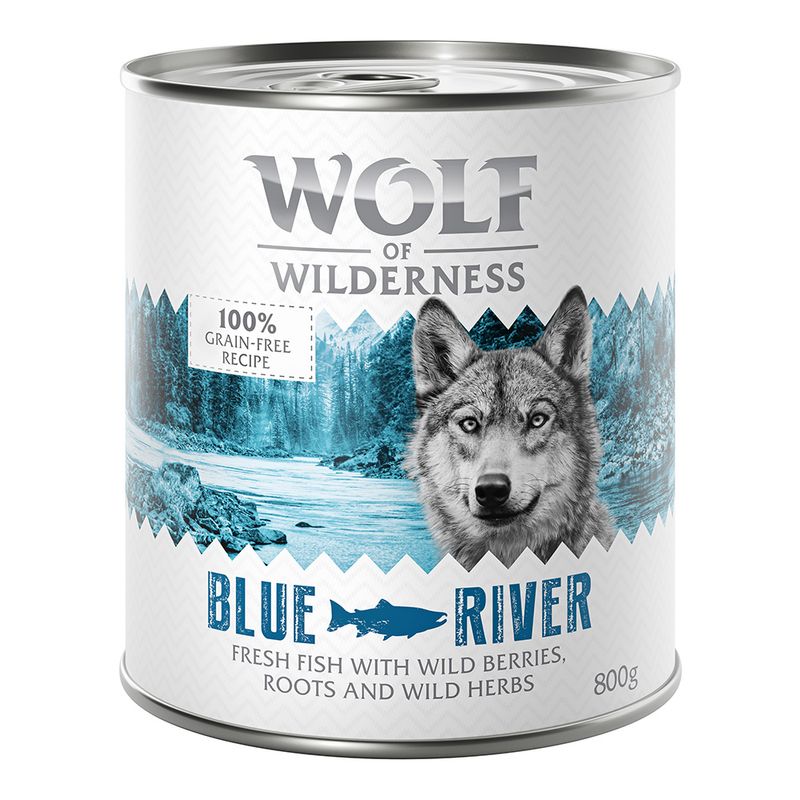 Sparpaket Wolf of Wilderness Adult 24 x 800 g - Single Protein