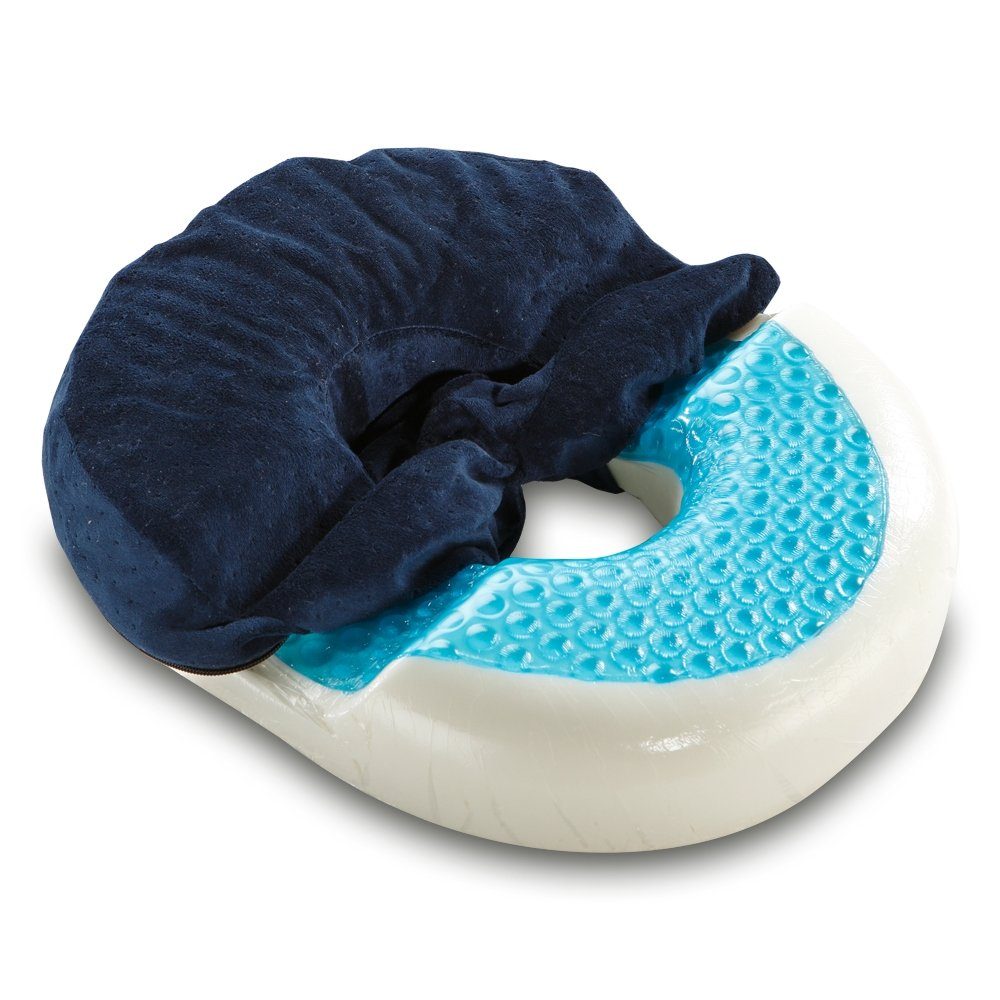 aktivshop Steißbeinkissen, mit Bezug, geeignet bei Hämorrhoidenbeschwerden