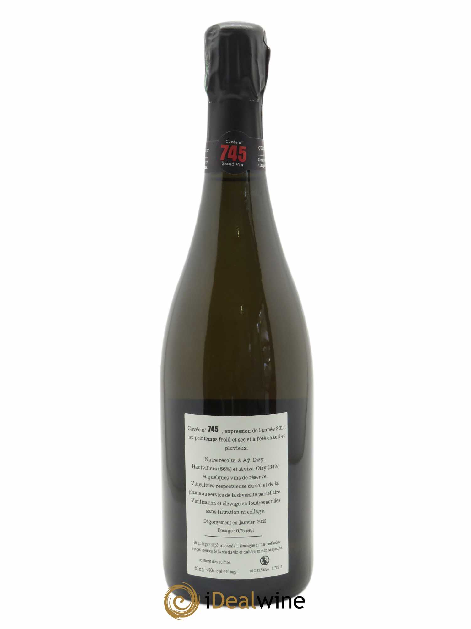 Cuvée 745 Extra Brut Jacquesson   - Lot de 1 Bouteille