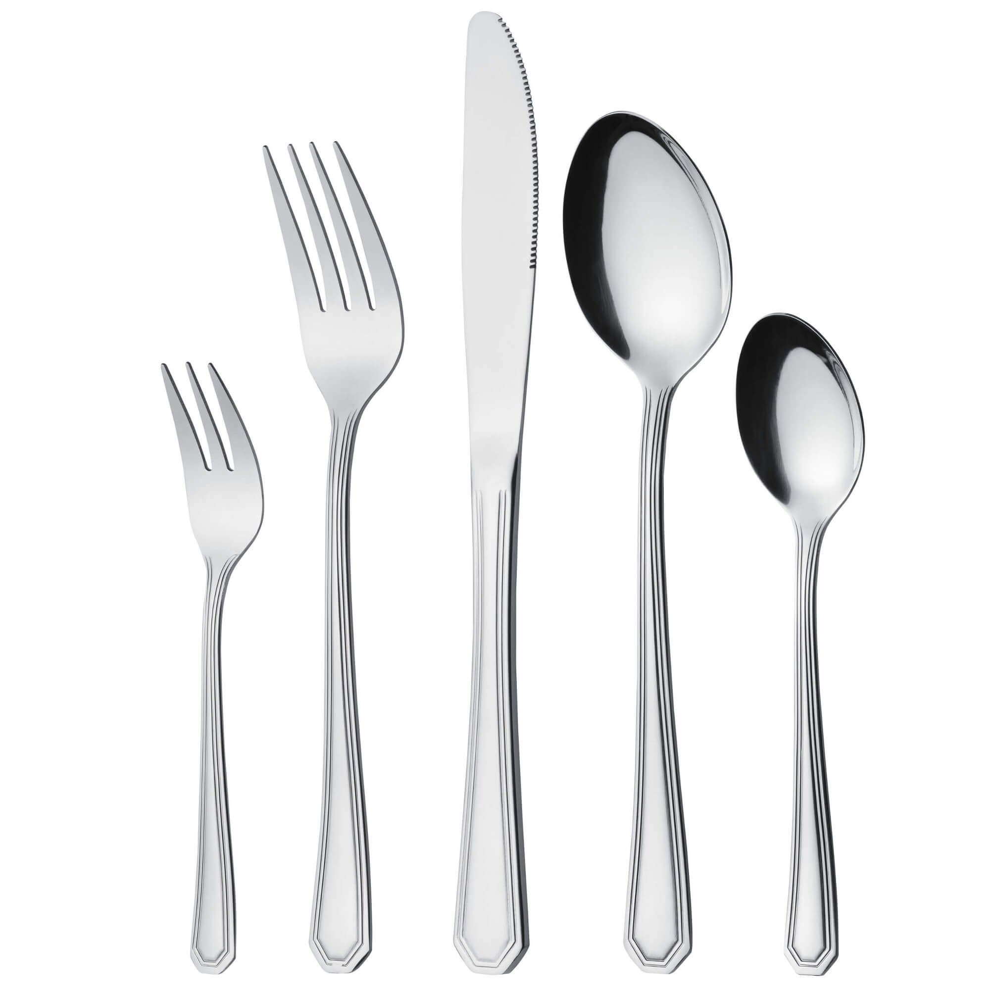 GRÄWE Besteck-Set GRÄWE Tafelbesteck 68-tlg., inkl. Koffer, für 12 Personen, Serie Madri