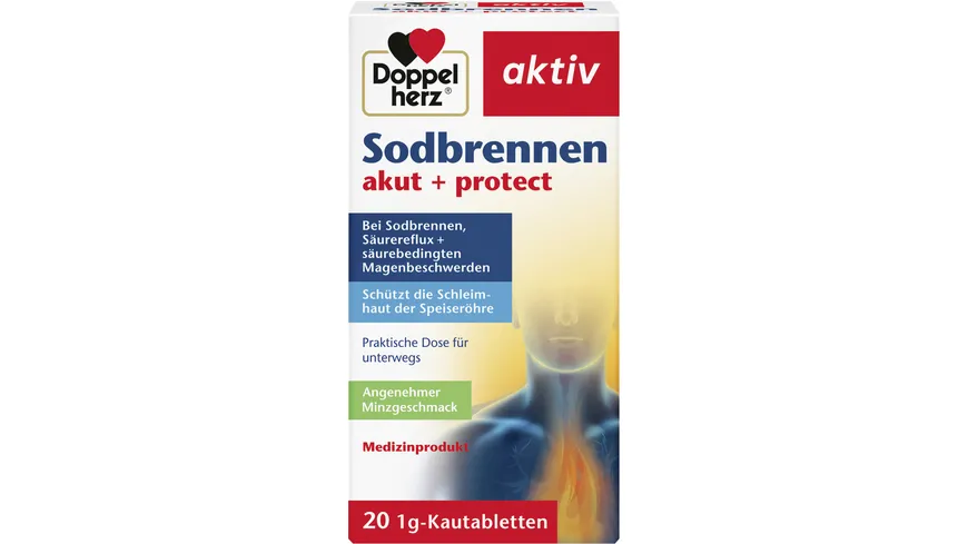 Doppelherz Sodbrennen akut + protect