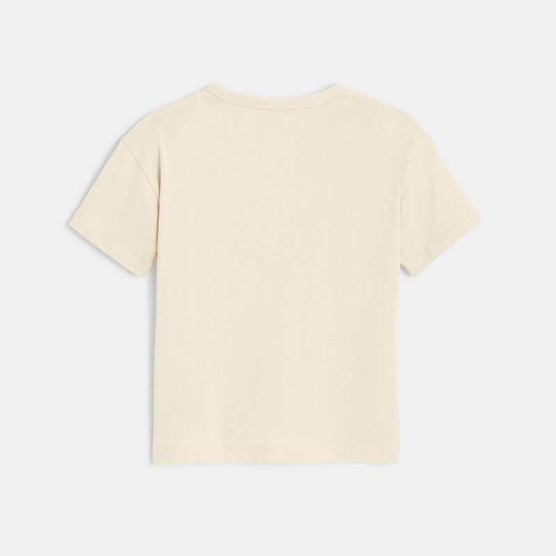T-shirt bébé garçon beige à imprimé vague Catimini