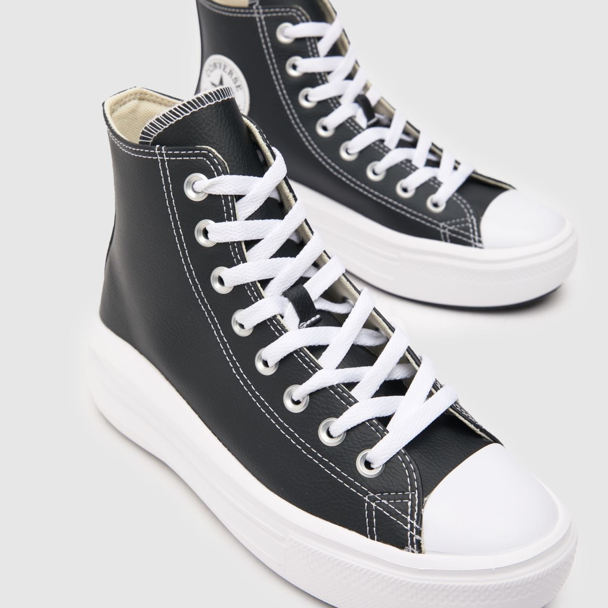 Converse All Star Move Hi cipők fekete-fehér színben