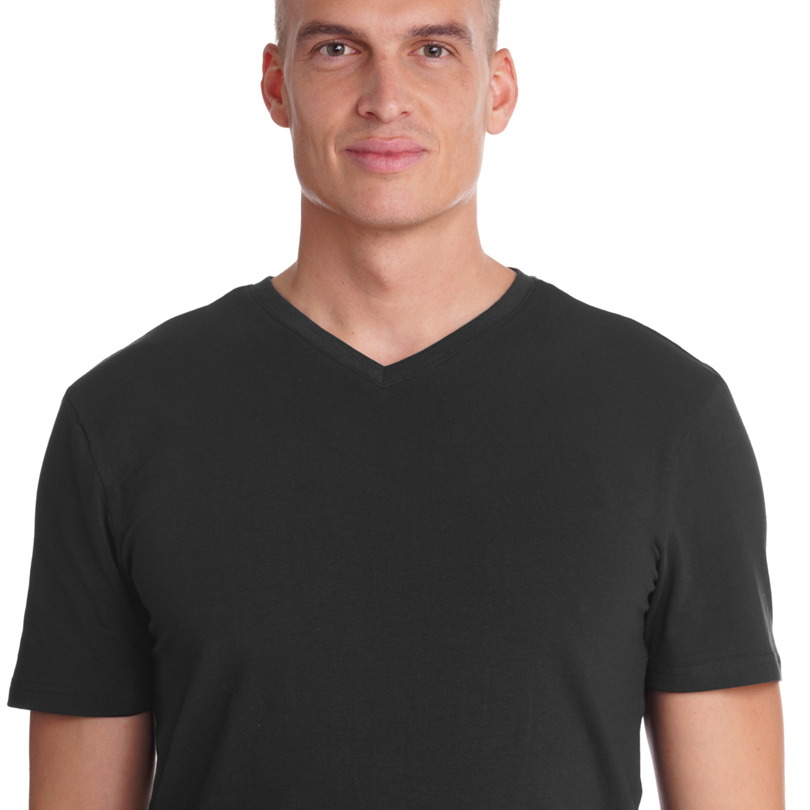 2 Herren T-Shirts mit V-Ausschnitt