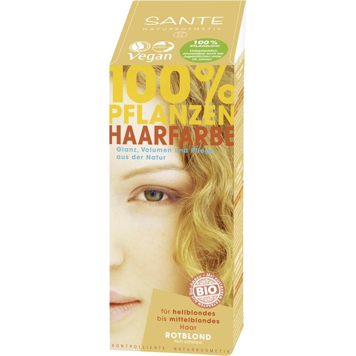 100% Pflanzen-Haarfarbe-Pulver