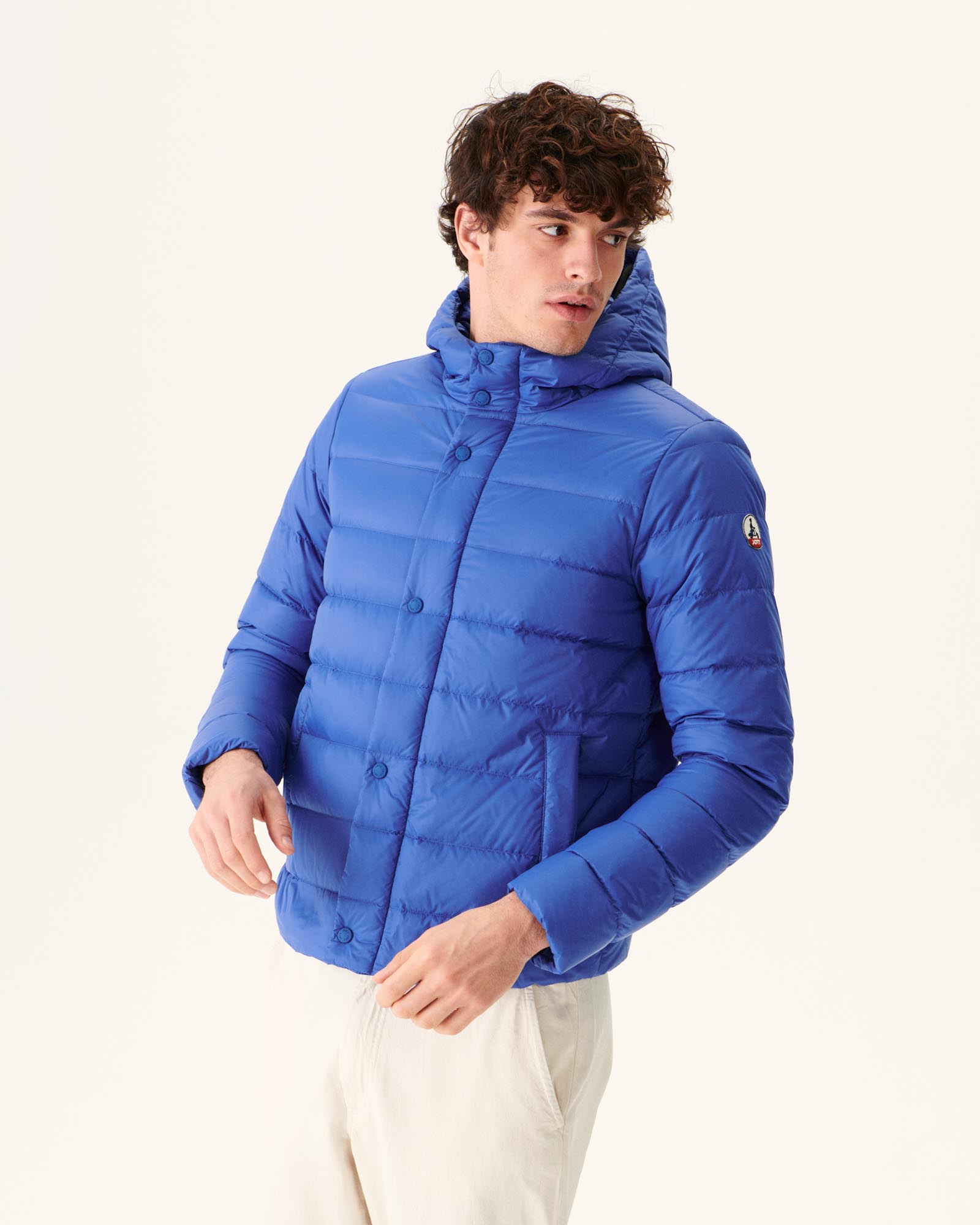 Doudoune à capuche Dark denim Jorge