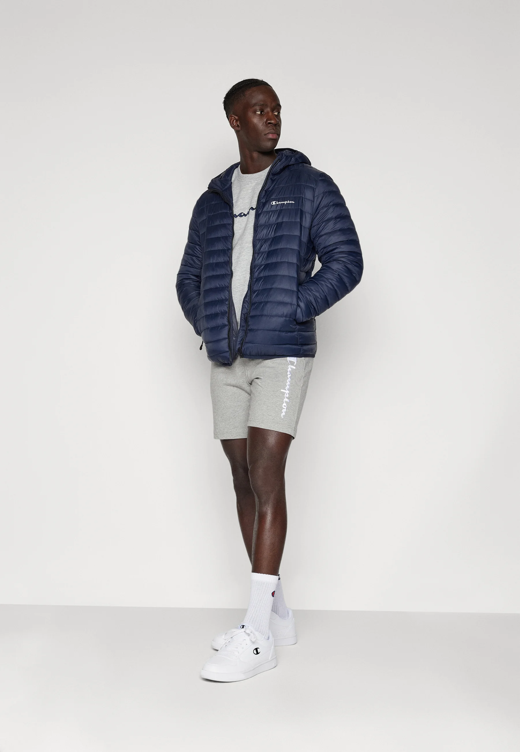 Champion CHAQUETA LIGERA ACOLCHADA CON CAPUCHA - Chaqueta para exteriores
