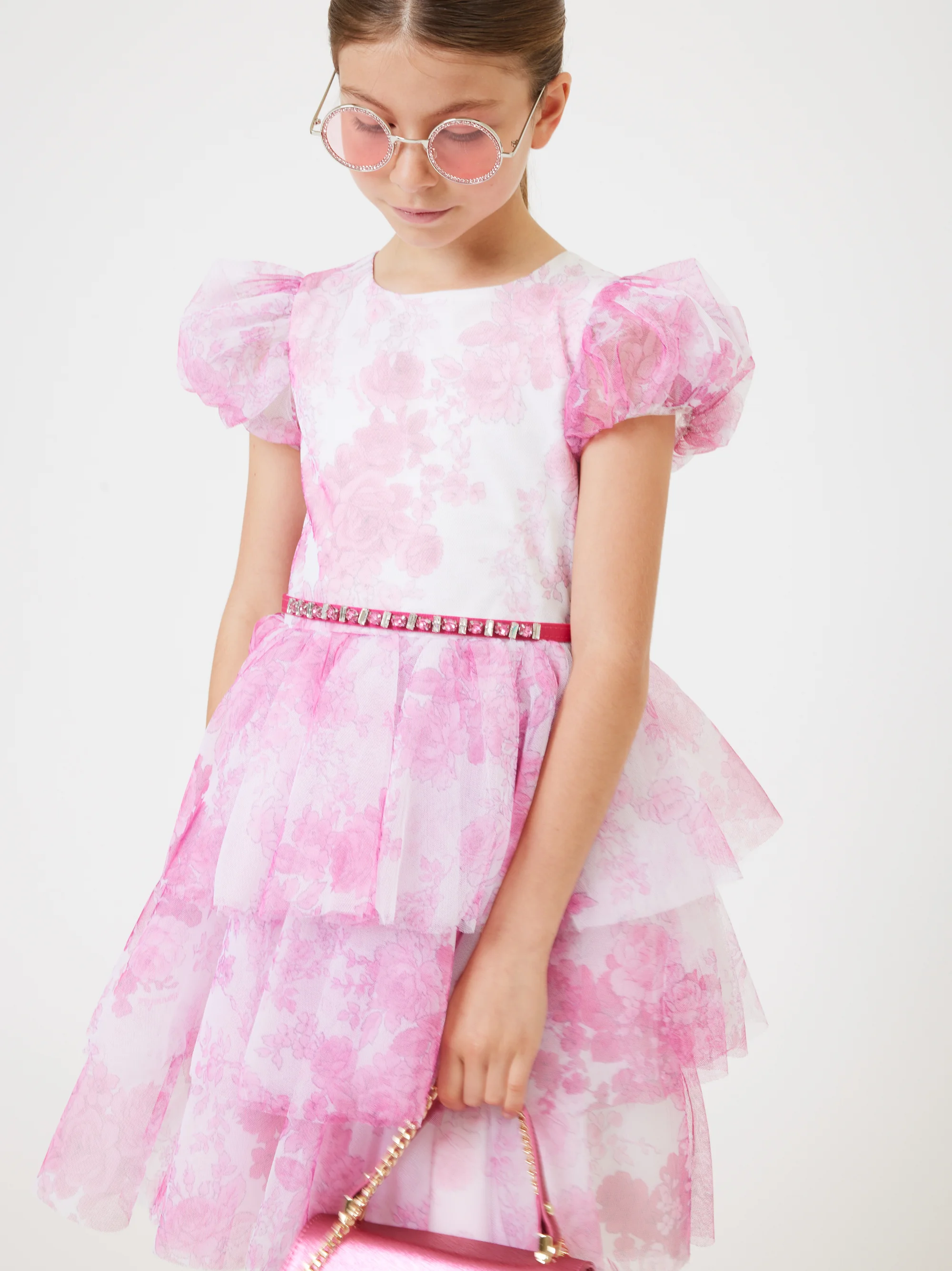 Monnalisa ST RAMAGE VESTIDO DE FIESTA MONOCROMÁTICO - Vestido elegante