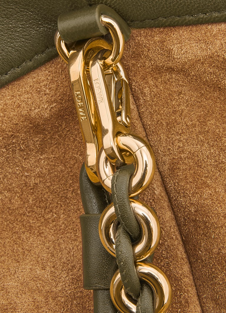 LOEWE Flamenco Purse Bucket crossbody bag made of lambskin