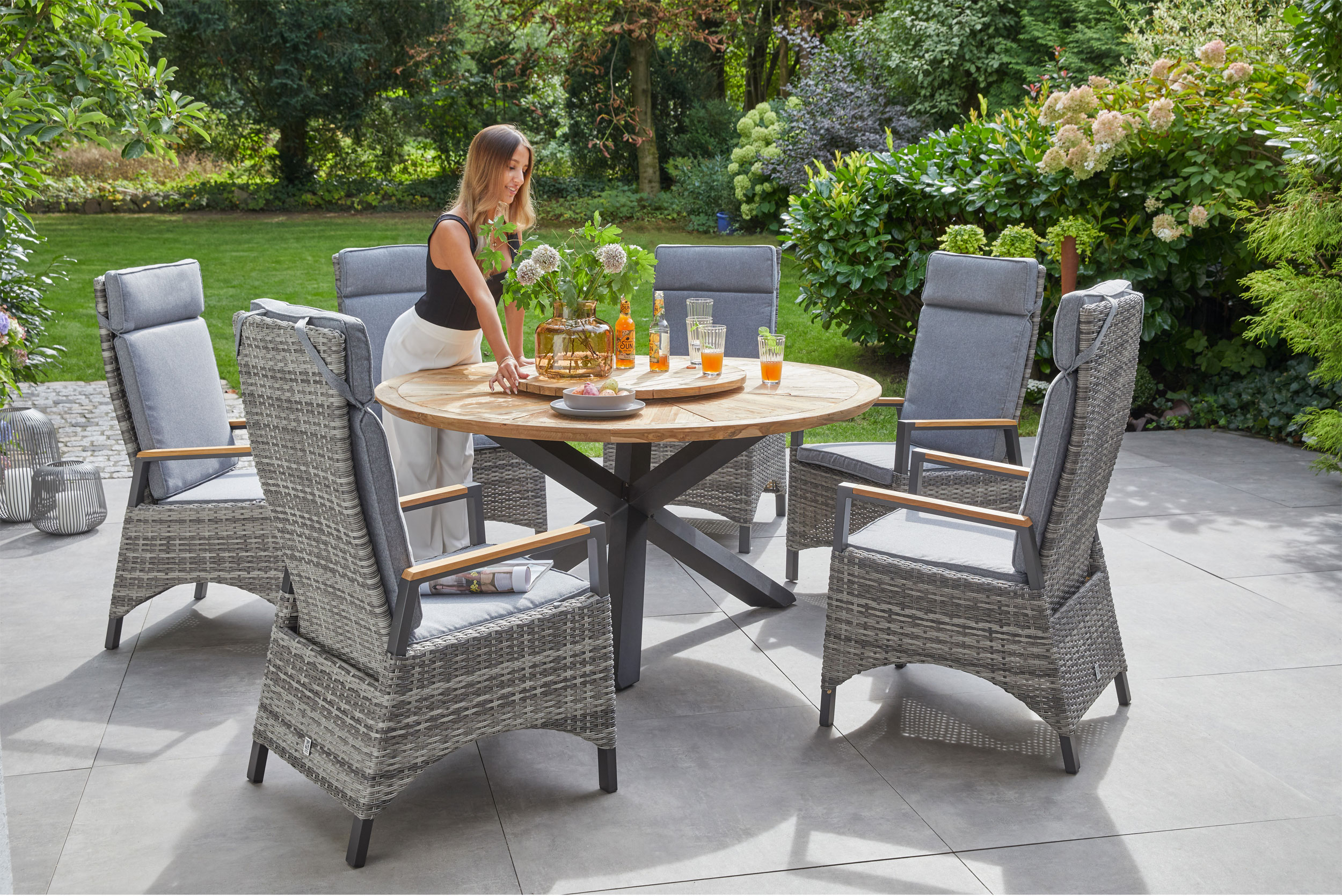 OUTDOORGartensessel Rückenverstellung