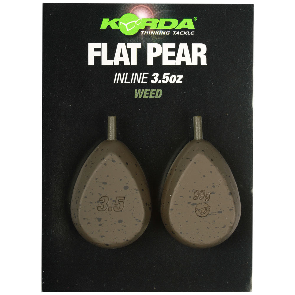 Švininis Korda flat pear vamzdelis (x2)