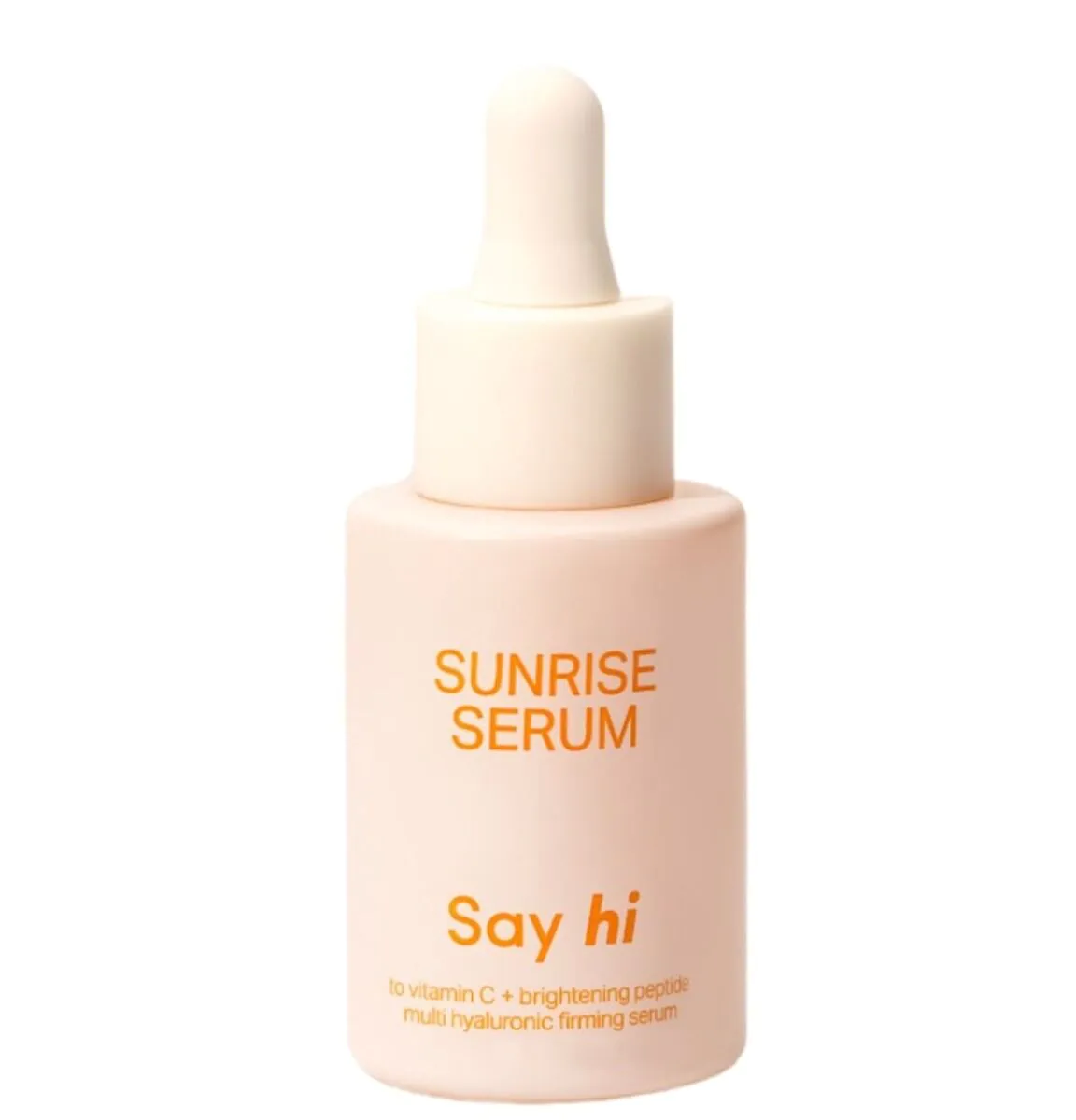 „Say Hi Sunrise Serum“ Stangrinantis ir skaistinantis serumas su vitaminu C ir peptidais, 30 ml