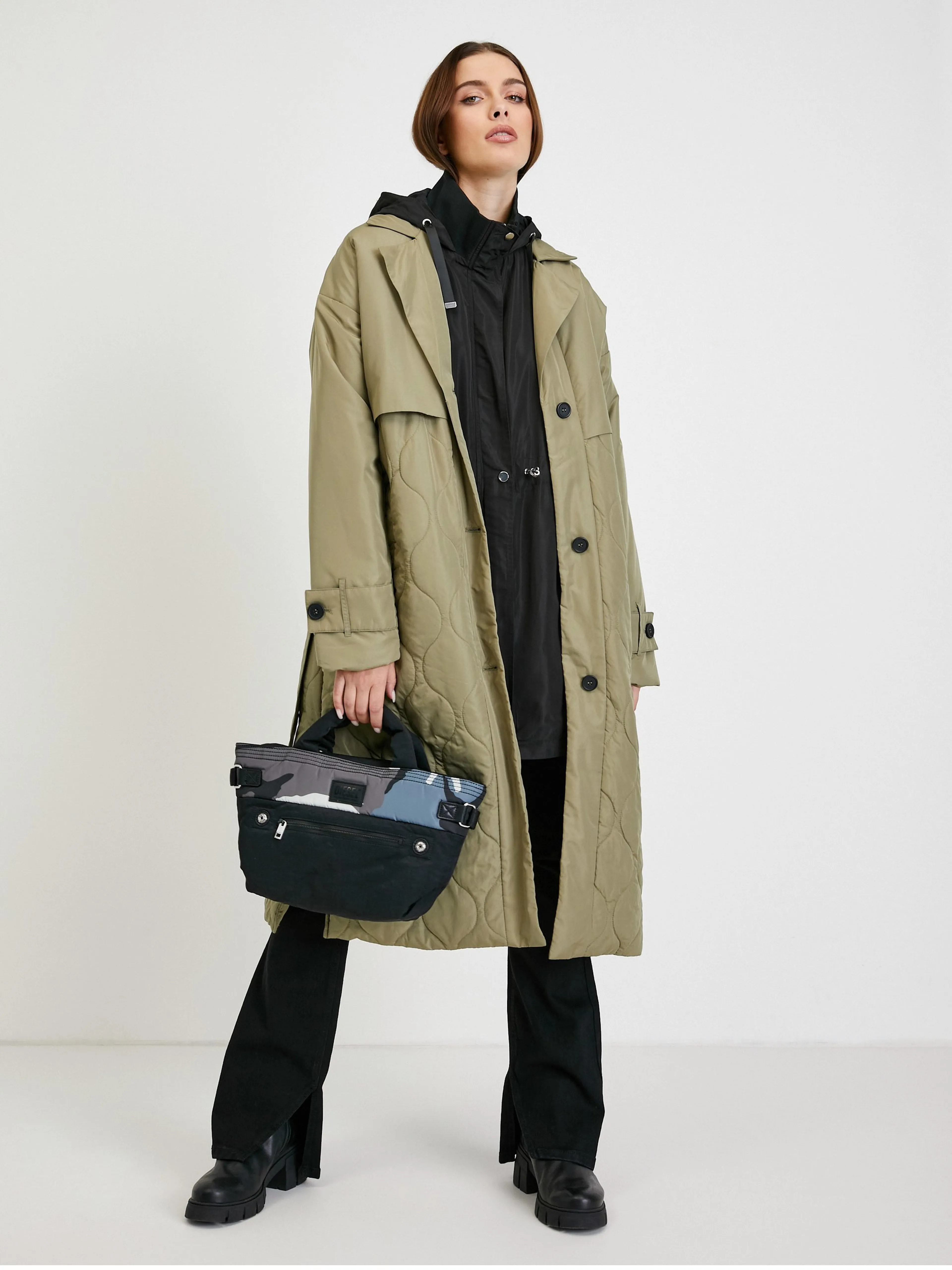 Parka Schwarz ORSAY