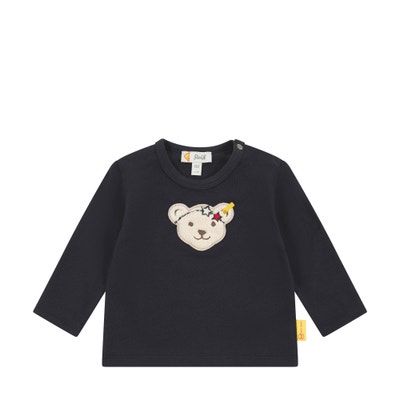 T-Shirt langarm, dunkelblau für Mädchen