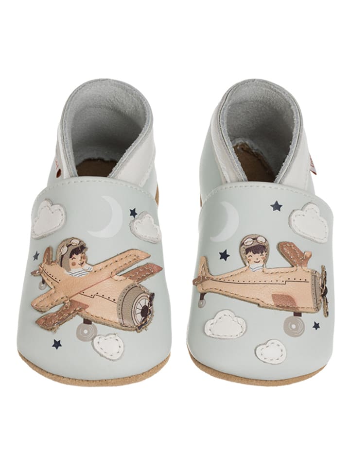 Lait et Miel Leder-Krabbelschuhe 