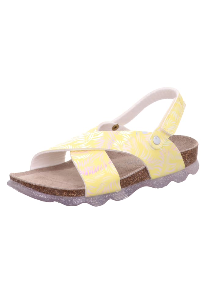 superfit Tieffußbett Sandale JELLIES in Gelb/Silber günstig kaufen
