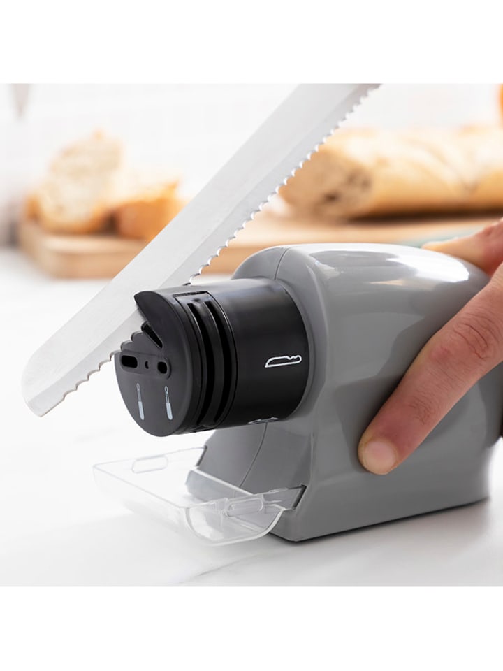 InnovaGoods Messerschärfer in Grau/ Schwarz - (B)14,6 x (H)8,8 x (T)6,3 cm günstig kaufen onesize