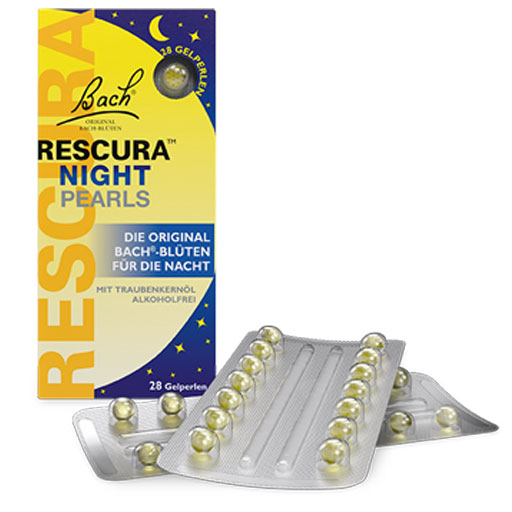 BACHBLÜTEN Original Rescura Night Pearls  28 St  Perlen