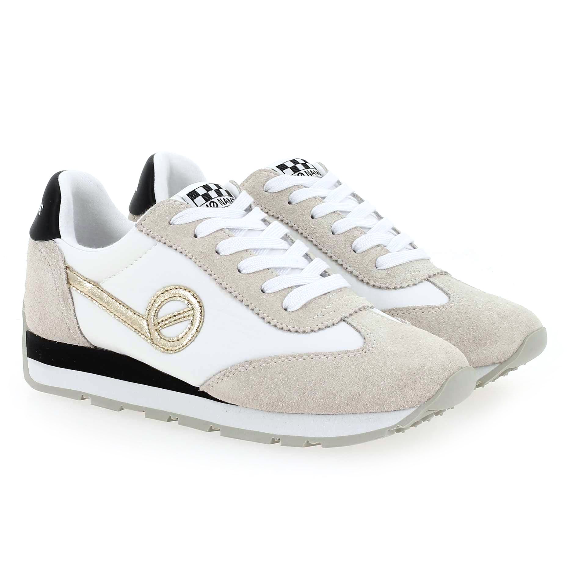No Name  CITY RUN JOGGER - Blanc Crème
