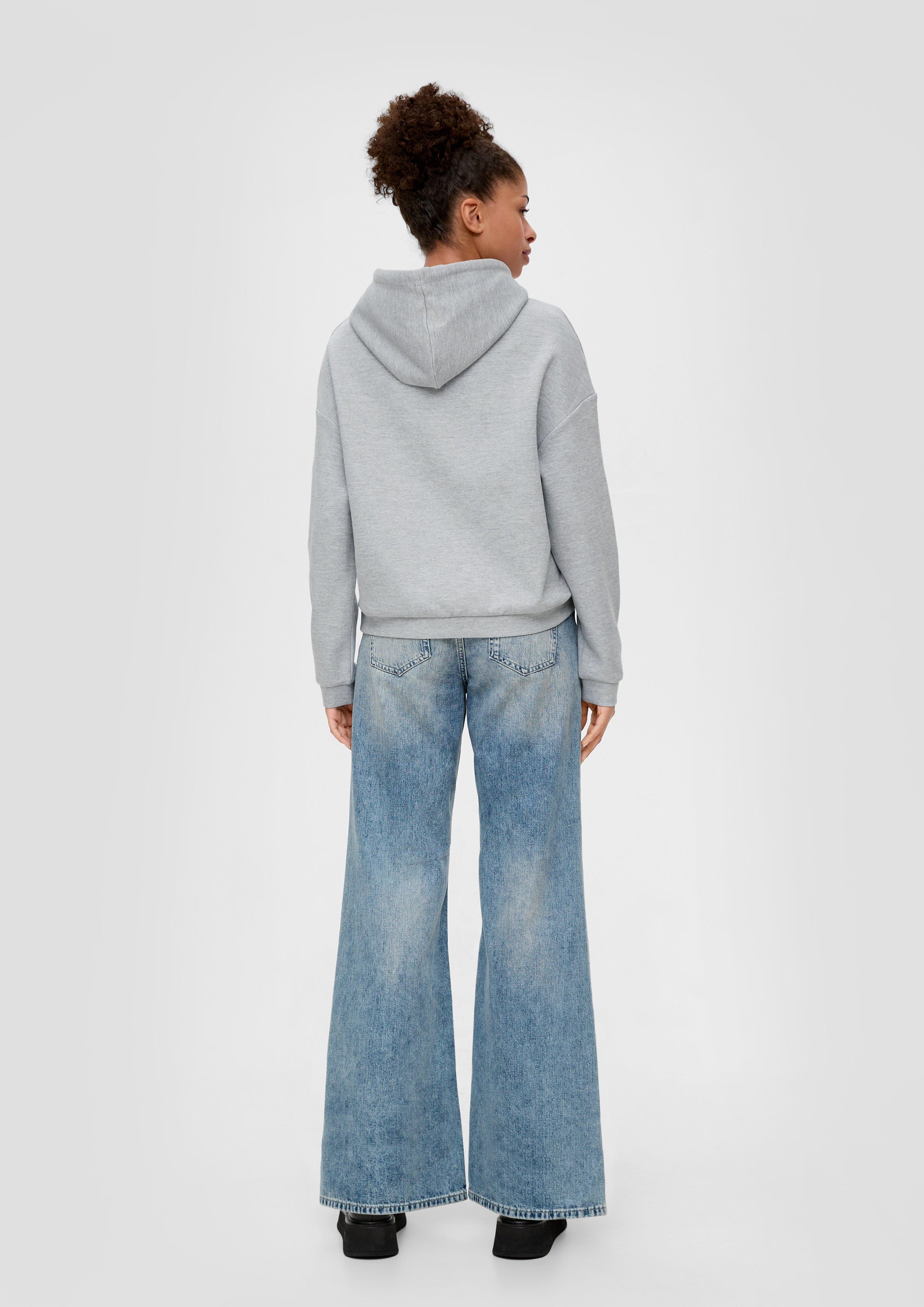 Hoodie aus Baumwoll-Viskose-Stretch  2135496-9400