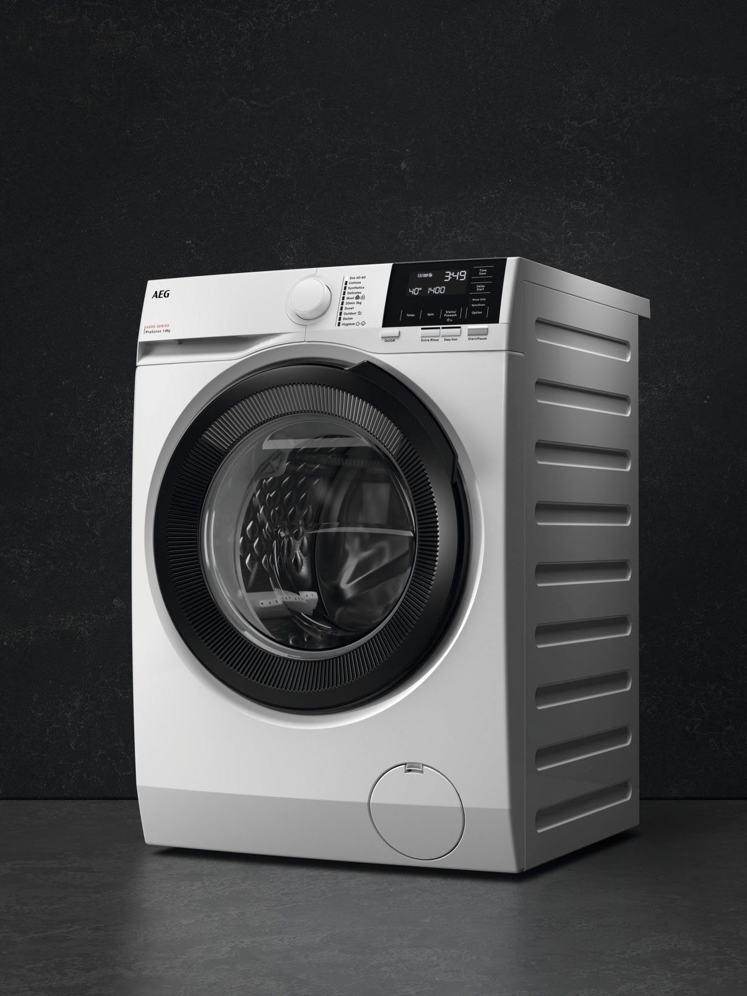 AEG Waschmaschine Serie 6000 mit ProSense-Technologie LR6FA49FL 914915728, 9 kg, 1400 U/min, ProSense® Mengenautomatik​ - spart bis 40% Zeit, Wasser und Energie