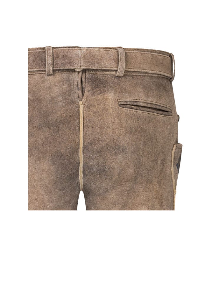 Nübler Lederhose kurz Klemens Jein in Stein günstig kaufen