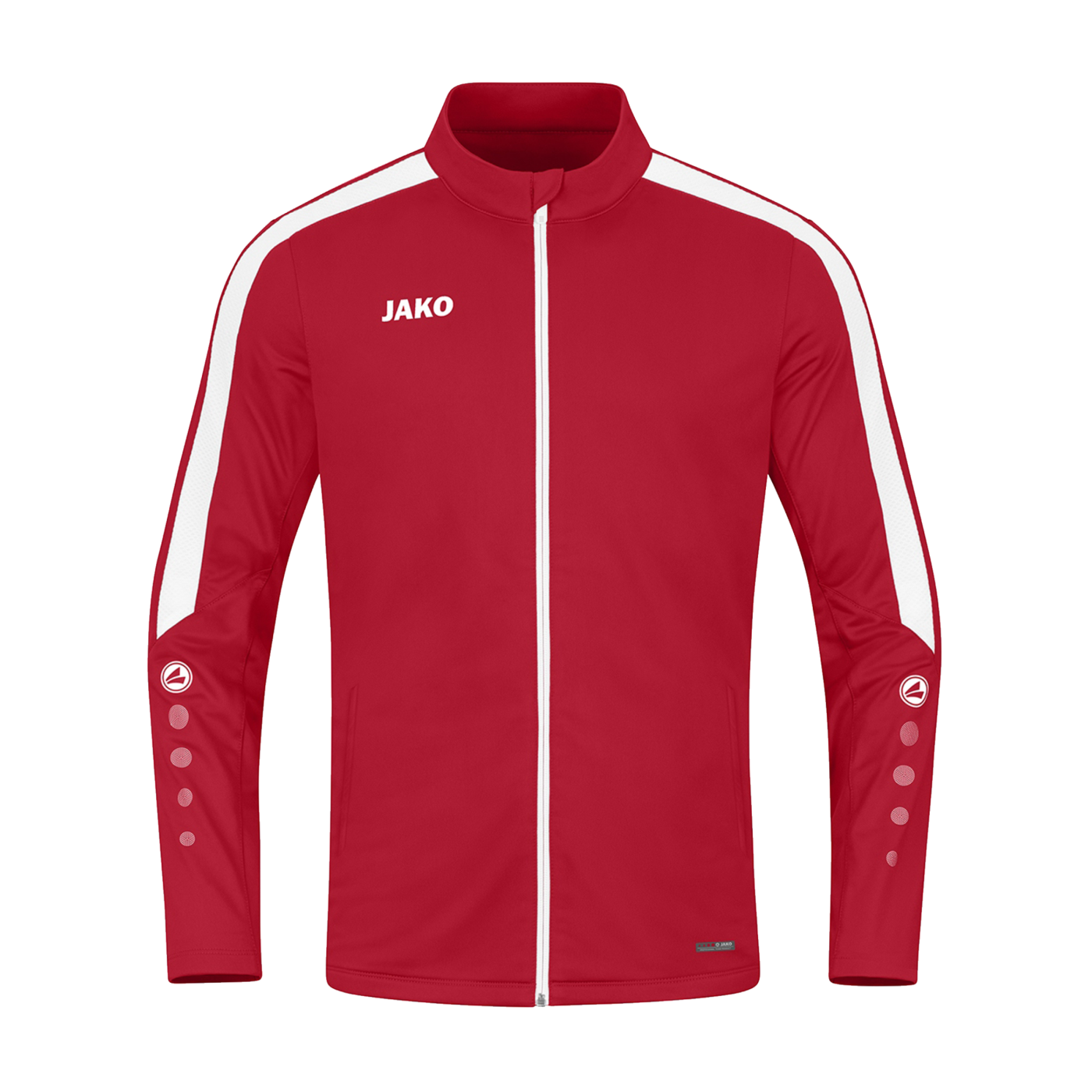 JAKO Power Polyesterjacke Damen Rot Weiss F100