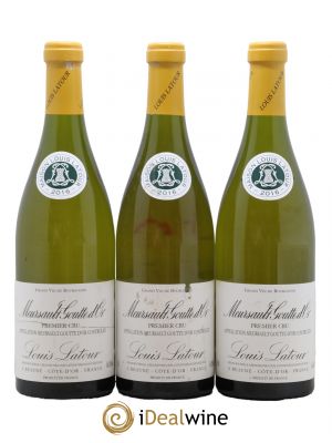 Meursault 1er Cru Goutte d'or Louis Latour  2016 - Lot de 3 Bouteilles