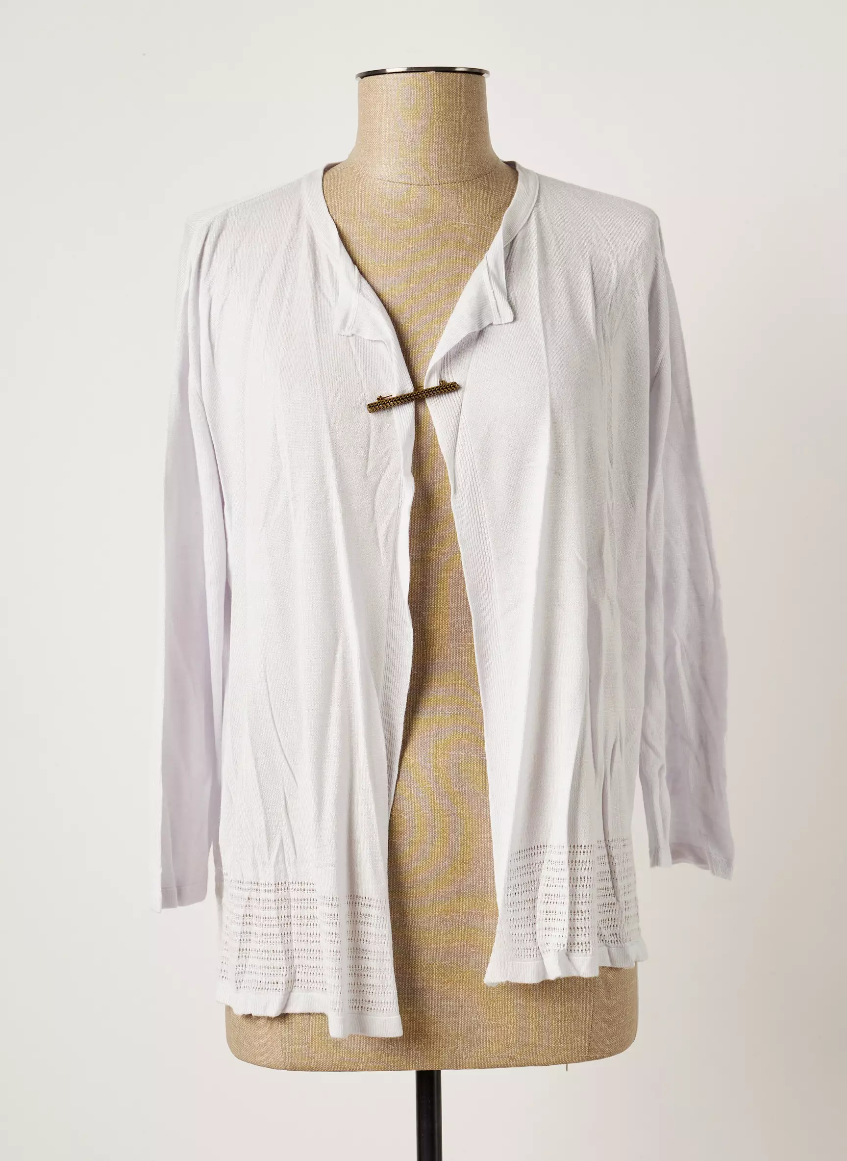 Poles Cardigans Femme couleur gris