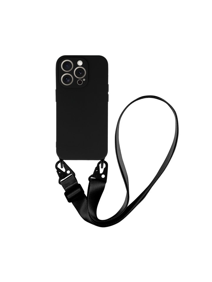 COFI 1453 Handy Hülle Umhängehülle kompatibel mit Iphone 15 Schwarz in Schwarz günstig kaufen onesize