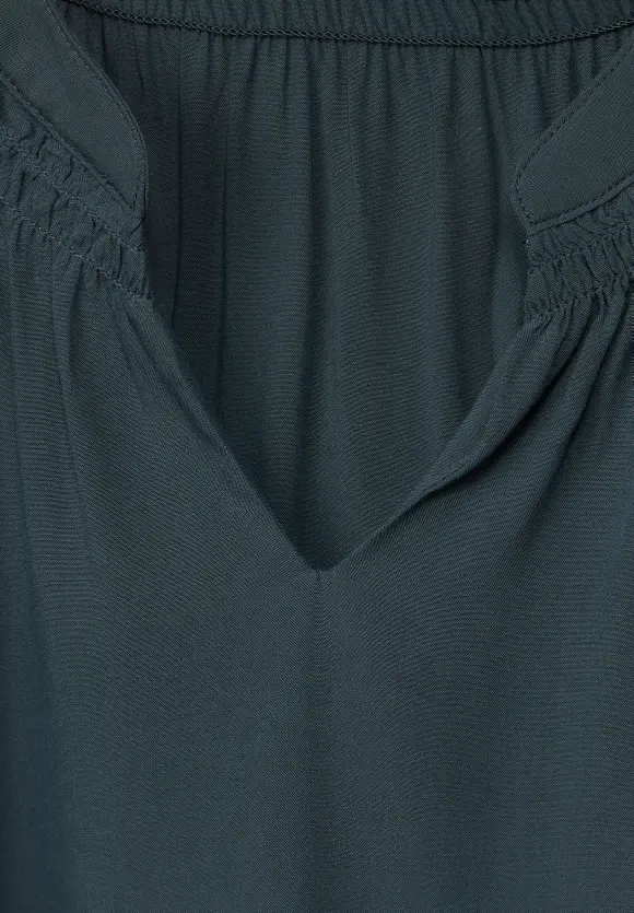 Street One Viskosebluse mit Elastiksaum