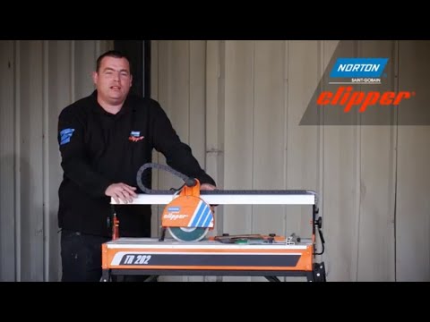 Norton Clipper 70184603332 TR202 Žaga za ploščice 650 mm 230 V + 2 dodatna žagina lista