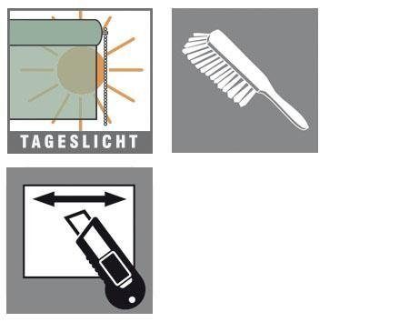 Seitenzugrollo Rollo Tageslicht, WOHNIDEE-Kollektion, Lichtschutz, ohne Bohren, freihängend, Klemmfix, Klebemontage / Schraubmontage möglich