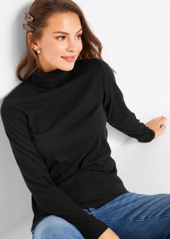 Thermoshirt mit Rollkragen