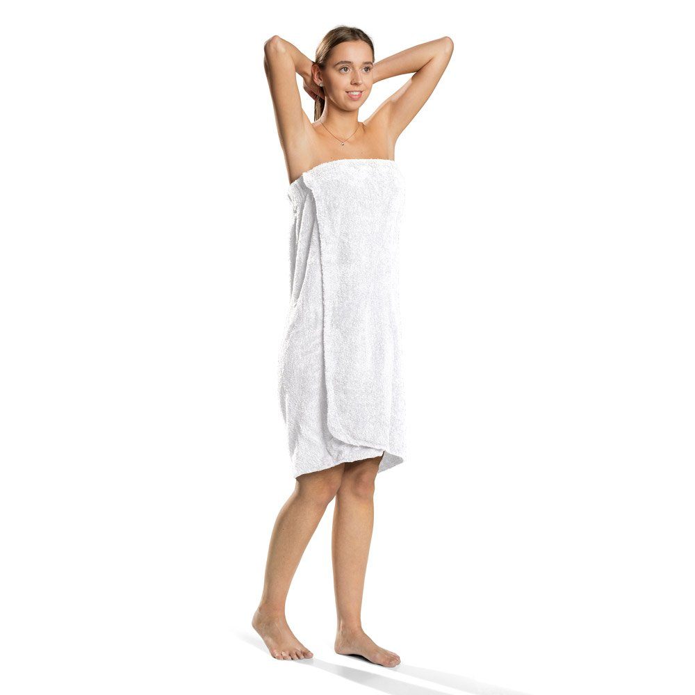 Lanudo Saunatuch Lanudo® Damen Saunakilt Pure Line, 100% Baumwolle, 400g/m, antibakteri