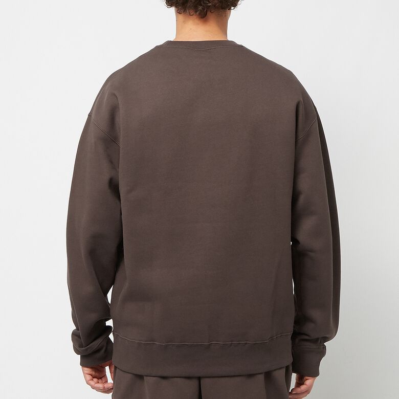 NIKE Solo Swoosh Fleece Crew Sweat baroque brown/white