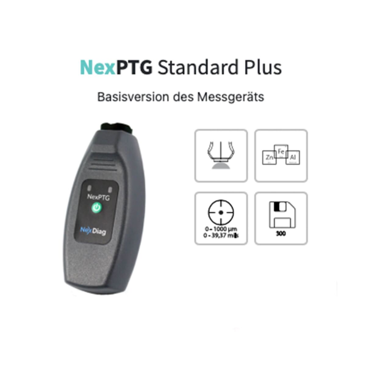 NexDiag NexPTG Standard Plus Lackschichtdickenmessgerät