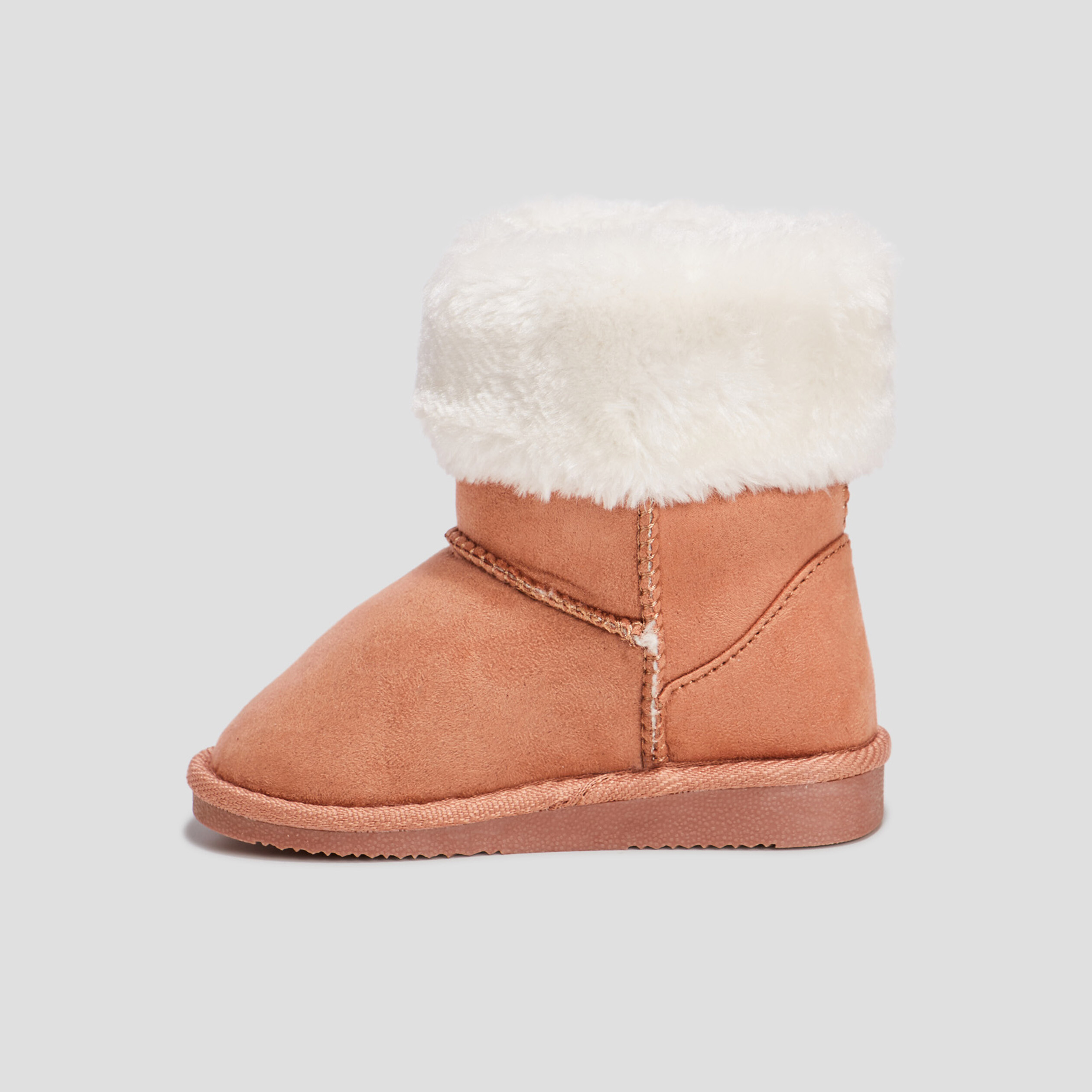 Bottines fourrées camel fille | La Halle