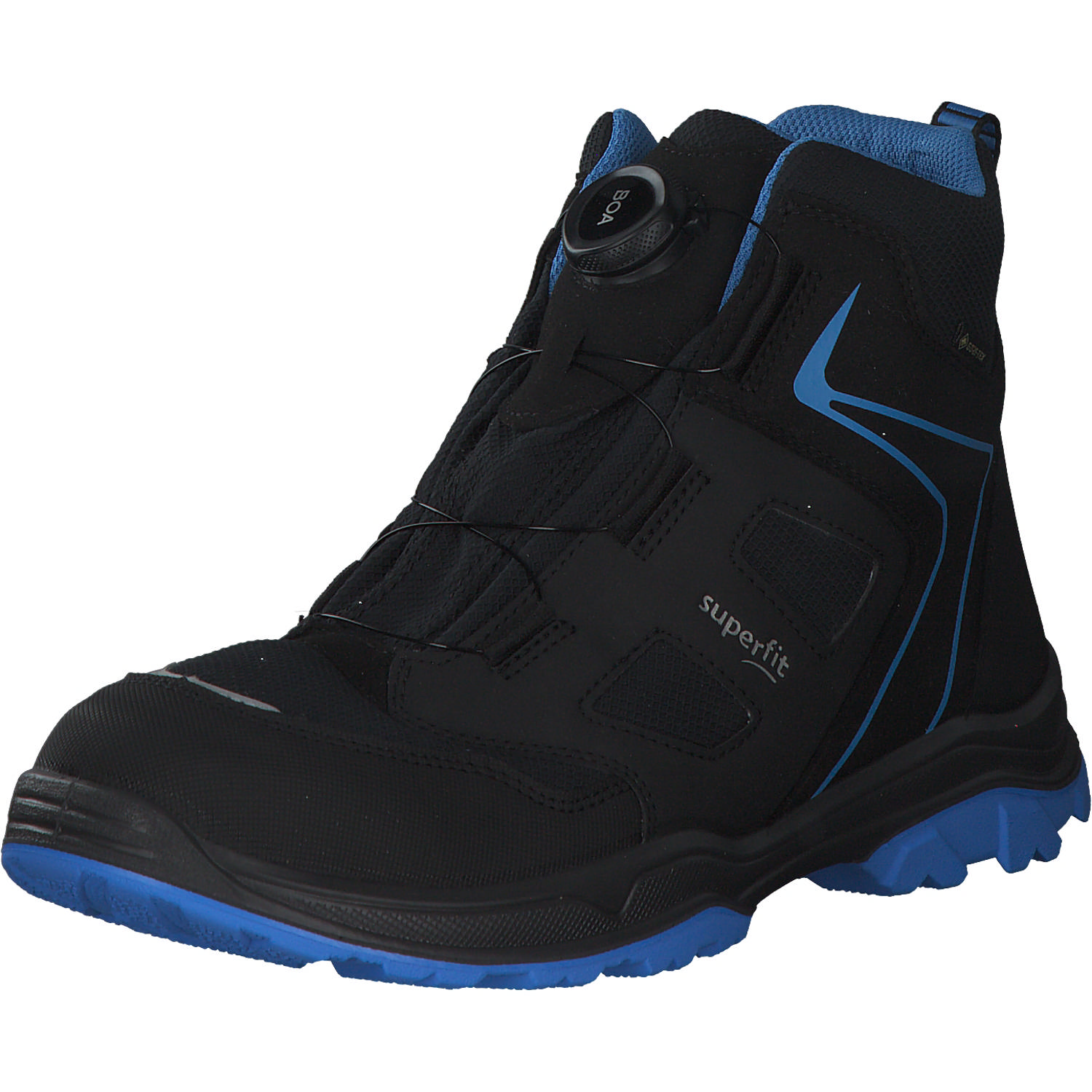 Superfit JUPITER 00075, Stiefel (Kinder), Kinder, SCHWARZ/HELLBLAU